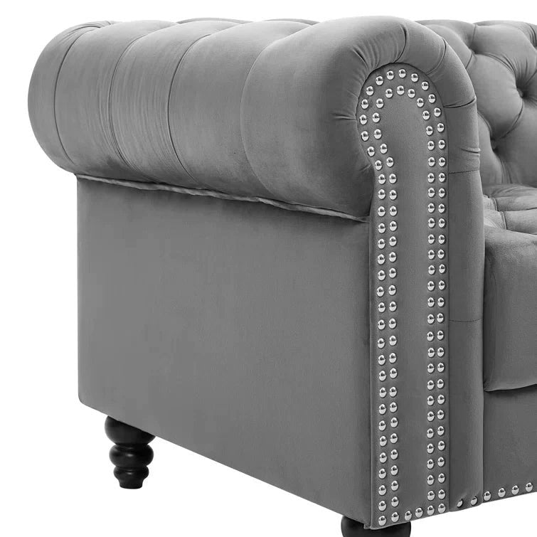 Lora 2 - Piece Velvet Sectional