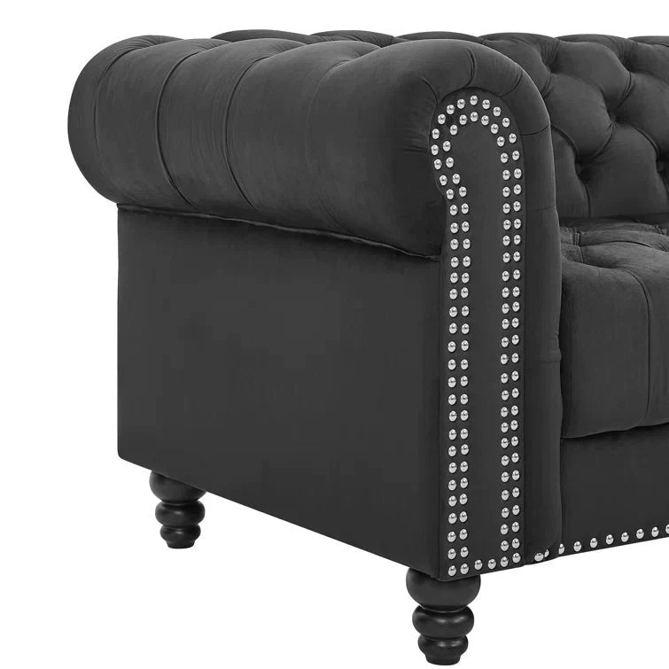 Lora 2 - Piece Velvet Sectional