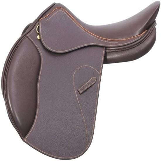 Luxurious Brown Leather All-Purpose English Saddle