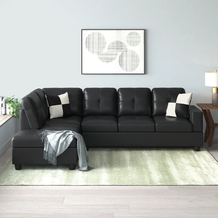 Lindle 2 - Piece Faux Leather Sectional