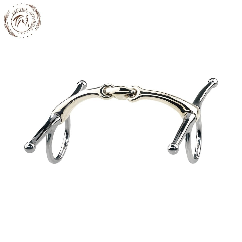 Max-Control Full Cheek Stainlass Steel Bit, Double Jointed