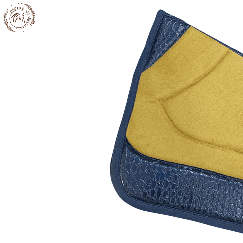 Mustard Croc Western horse Saddle Pad