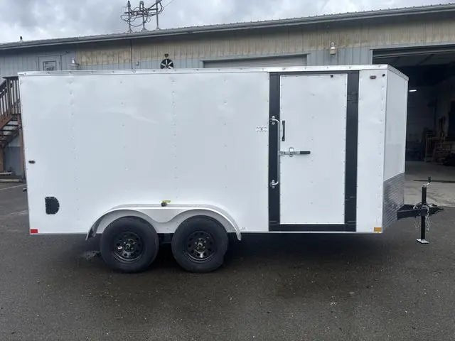 7×14 Enclosed Cargo Trailer – Heavy-Duty Utility Hauler for Equipment &amp; Transport