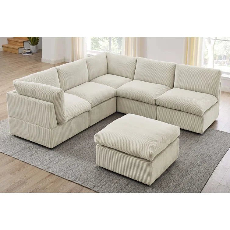 Priyen 98" Wide Symmetrical Modular Corner Sectional