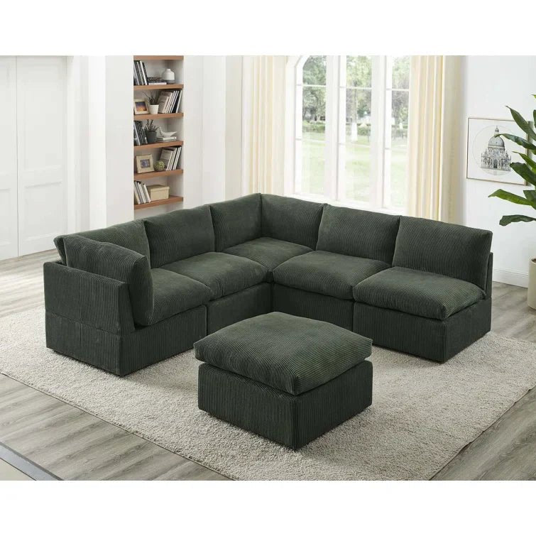 Priyen 98" Wide Symmetrical Modular Corner Sectional