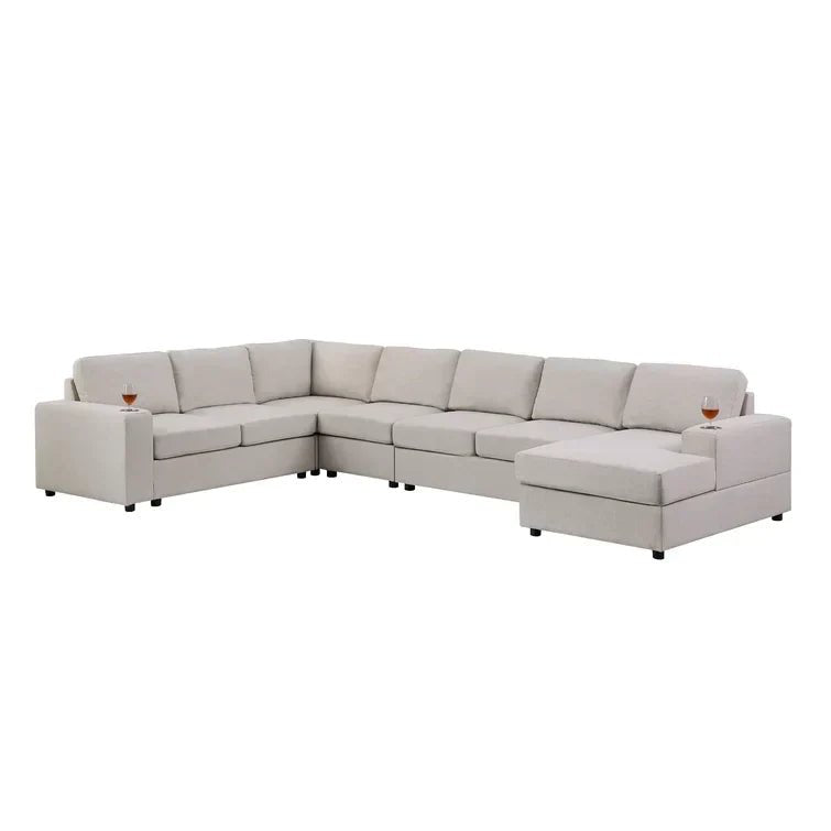 Redwater 146.5" Wide Right Hand Facing Modular Sofa & Chaise