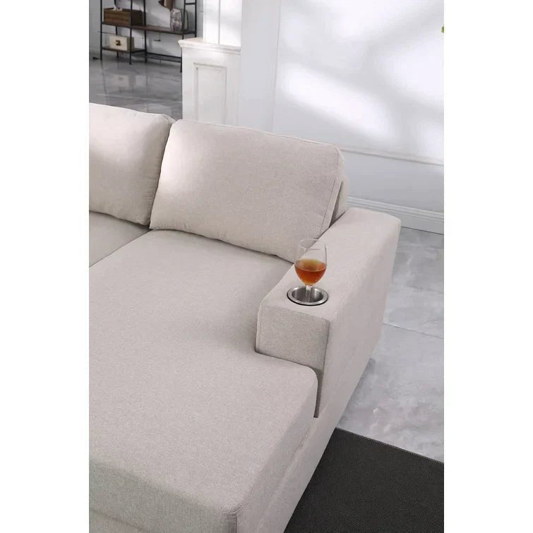 Redwater 146.5" Wide Right Hand Facing Modular Sofa & Chaise