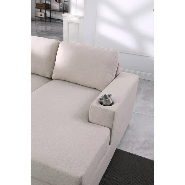 Redwater 146.5" Wide Right Hand Facing Modular Sofa & Chaise