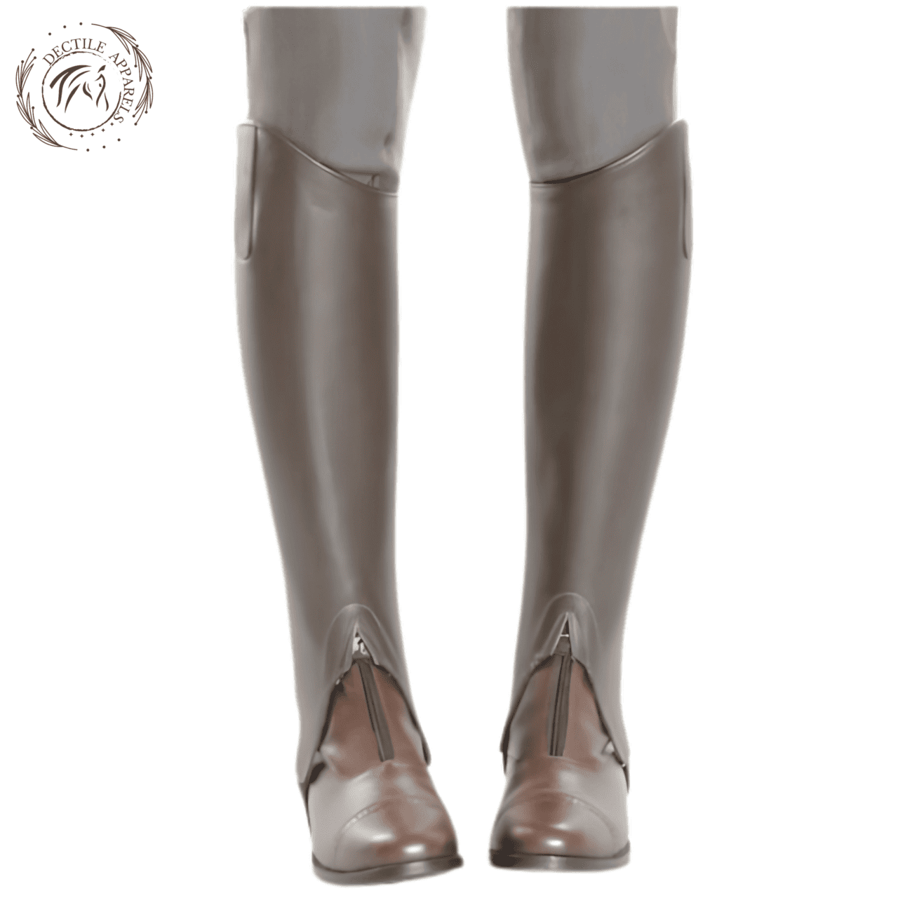 Brown Equestrian Half Chaps