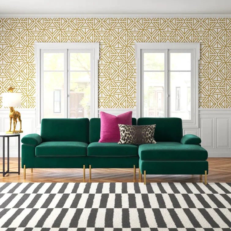 Lian 2 - Piece Velvet Sectional