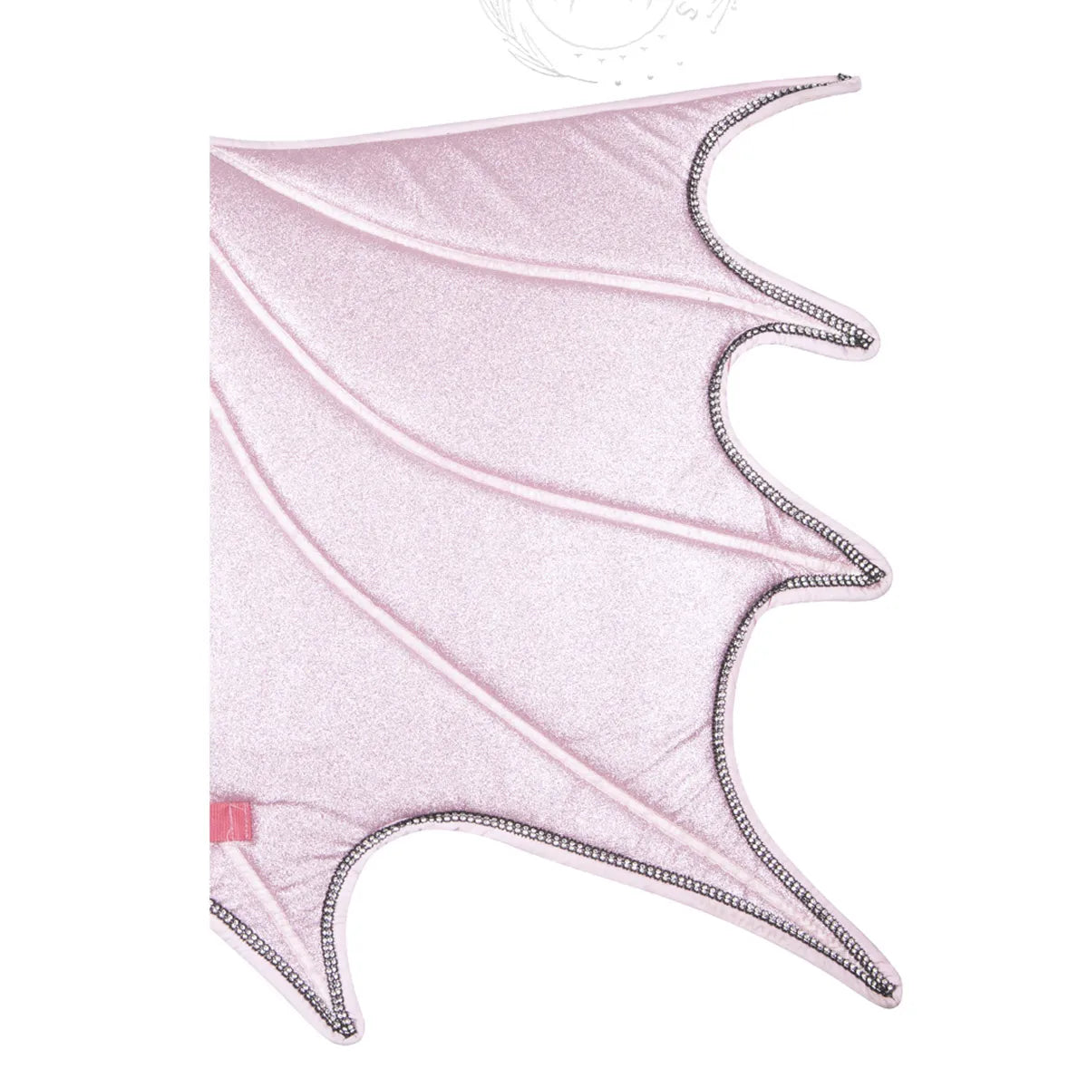 Shiny Glitter Pink Dragon Saddle Pad Set