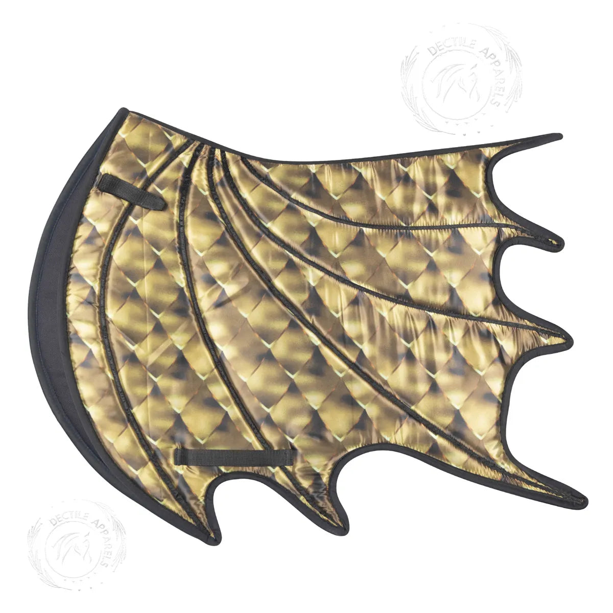 Golden Dragon Saddle Pad Set Luxurious & Breathable