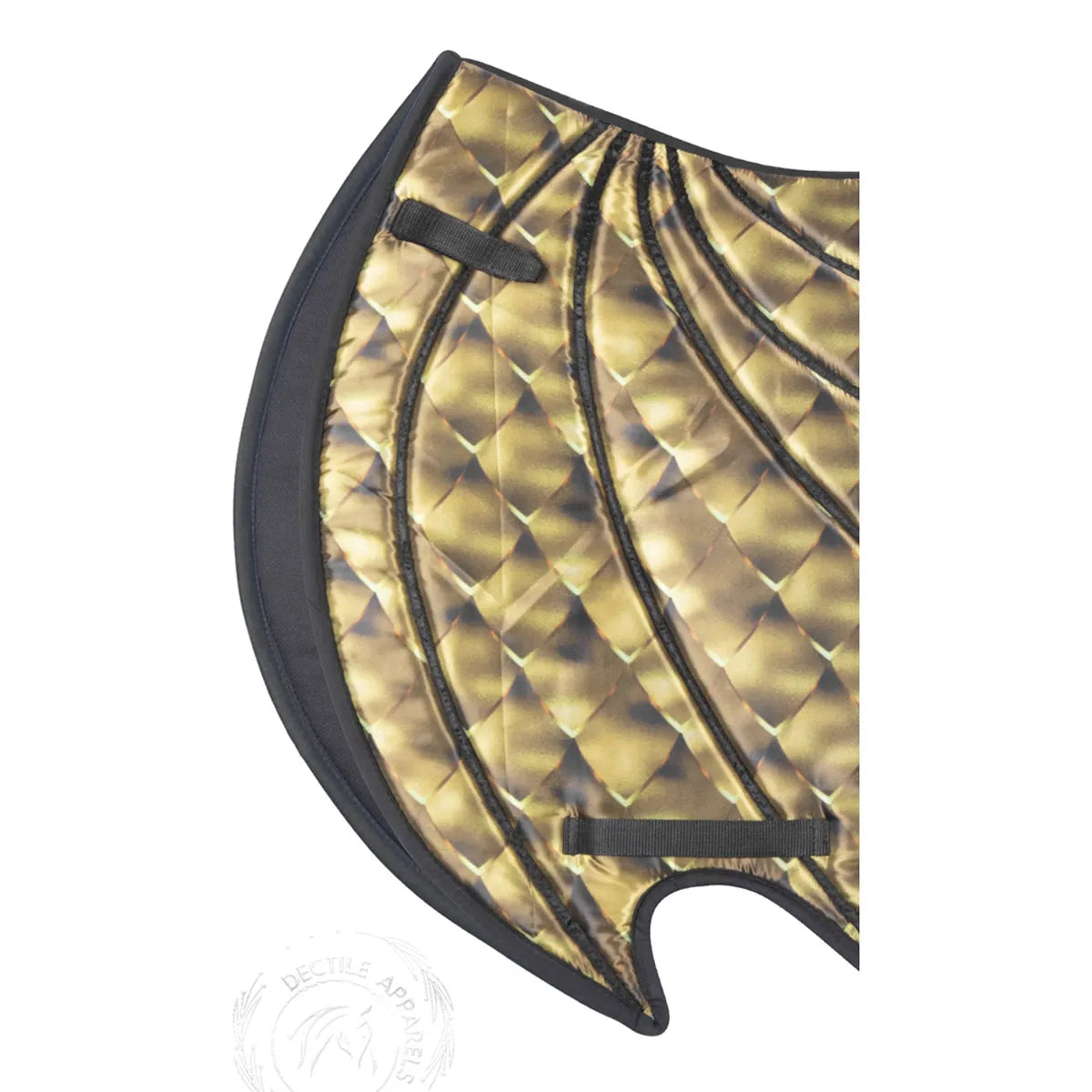 Golden Dragon Saddle Pad Set Luxurious & Breathable