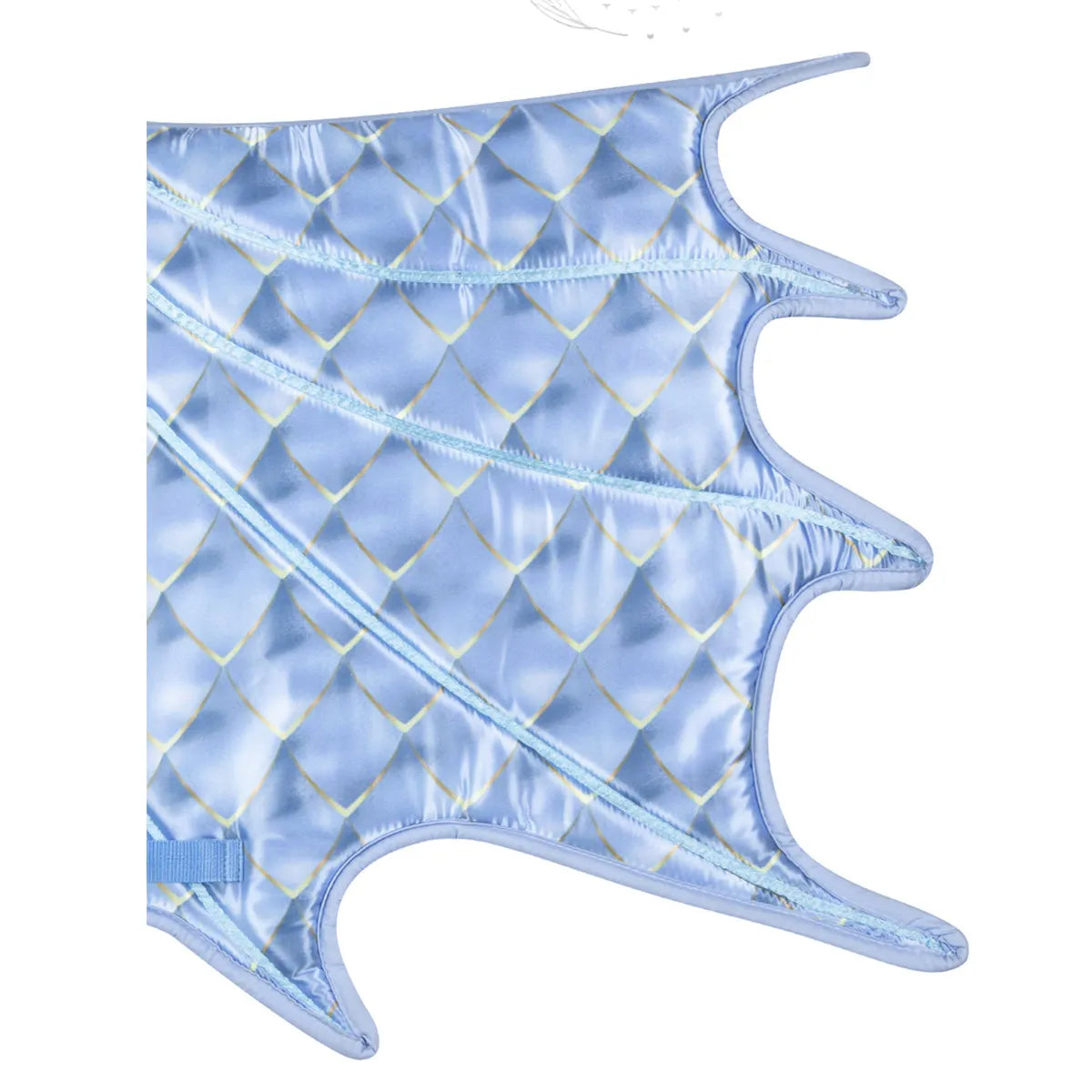 Light Blue Dragon Saddle Pad Set