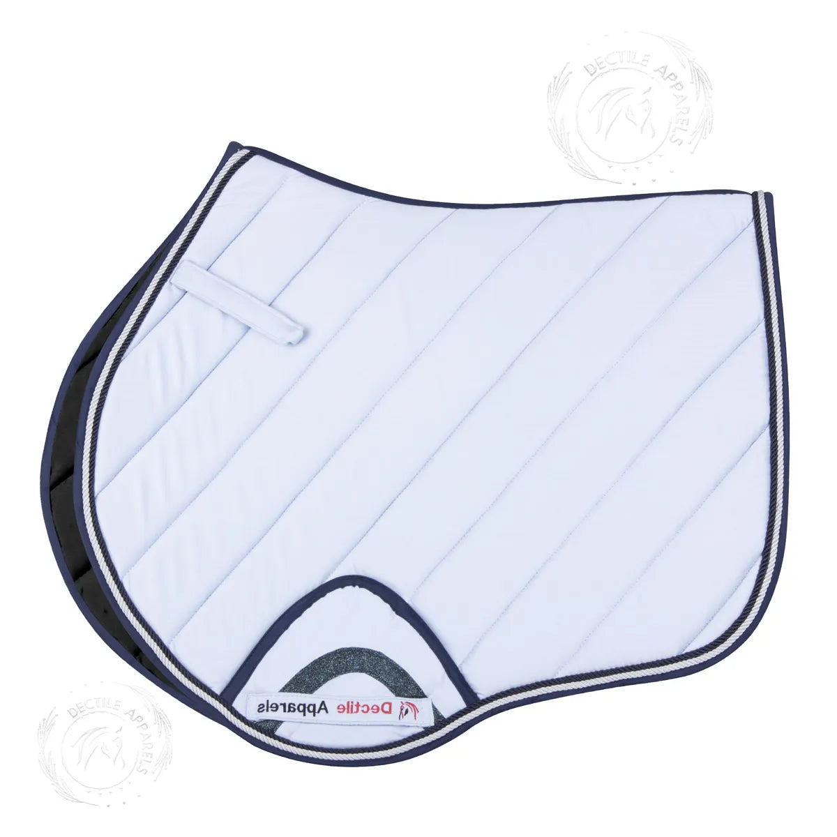 Sky Blue English Saddle Pad Set for Comfort & Style