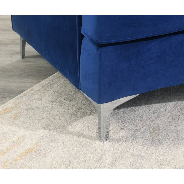 Steubenville 141.34" Wide Velvet Modular Sectional