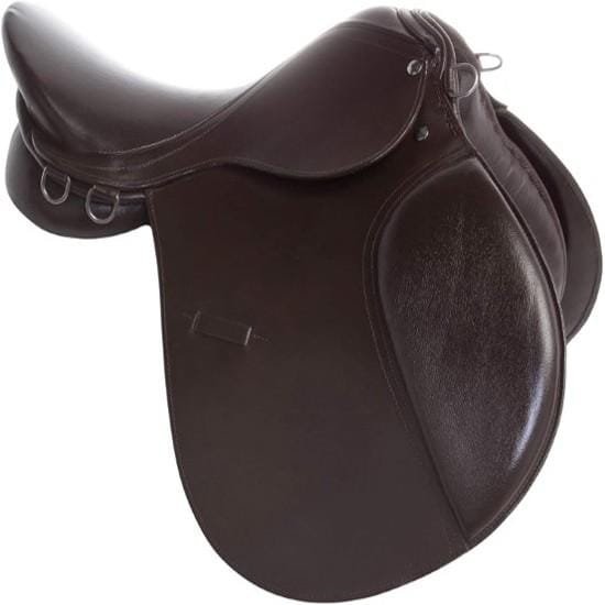 Brown Leather English Saddle