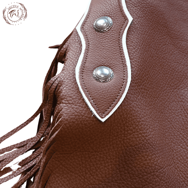 Brown Leather Chink Chaps