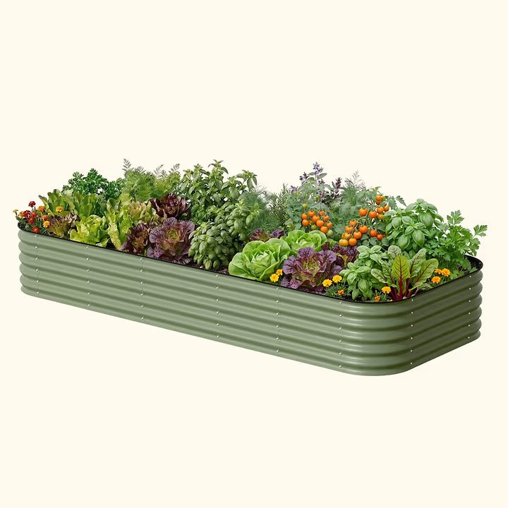 Tall X In 1 Giant Modular Metal Raised Garden Bed Kit