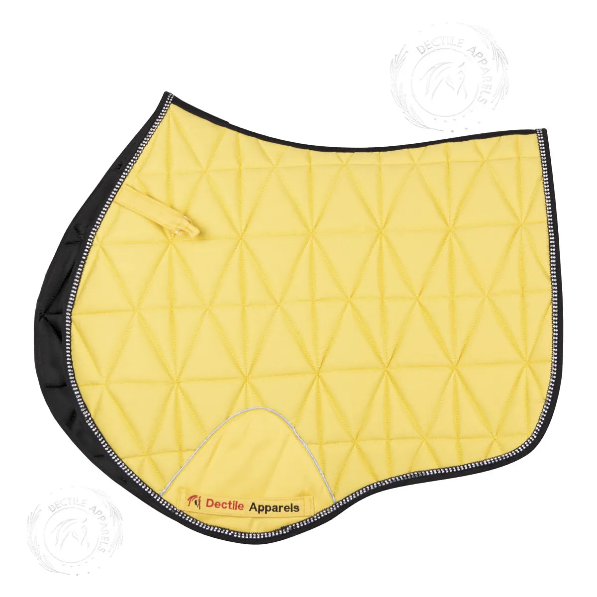 Yellow English Saddle Pad Set | Comfort for Horses
