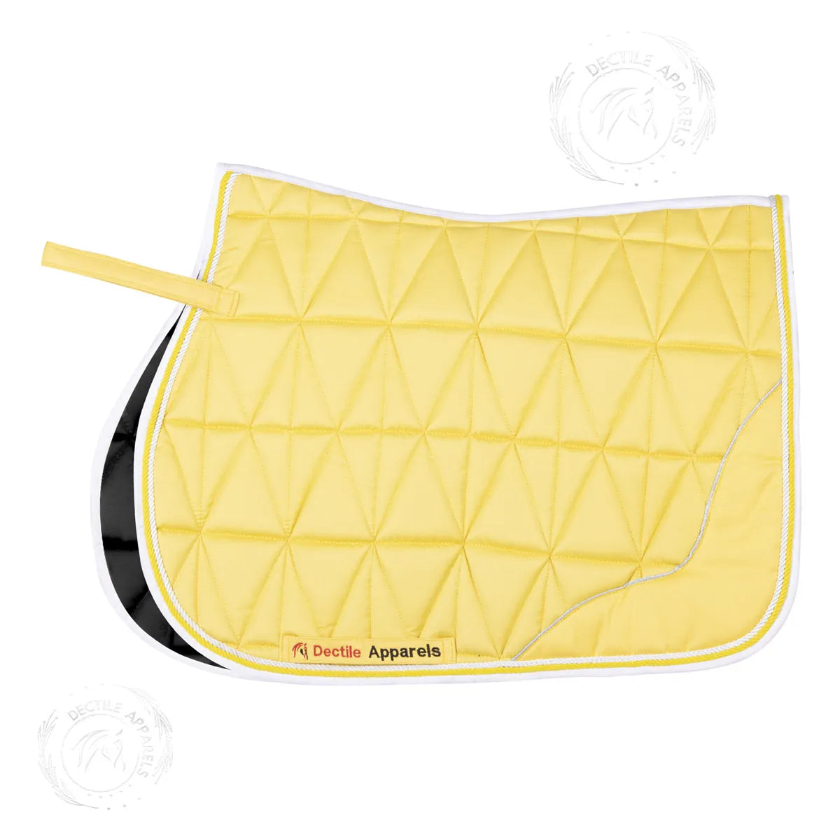 Yellow English Saddle Pad Set | Comfort for Horses