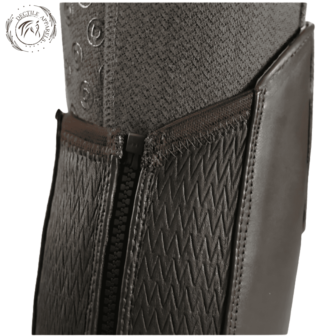 Brown Equestrian Half Chaps