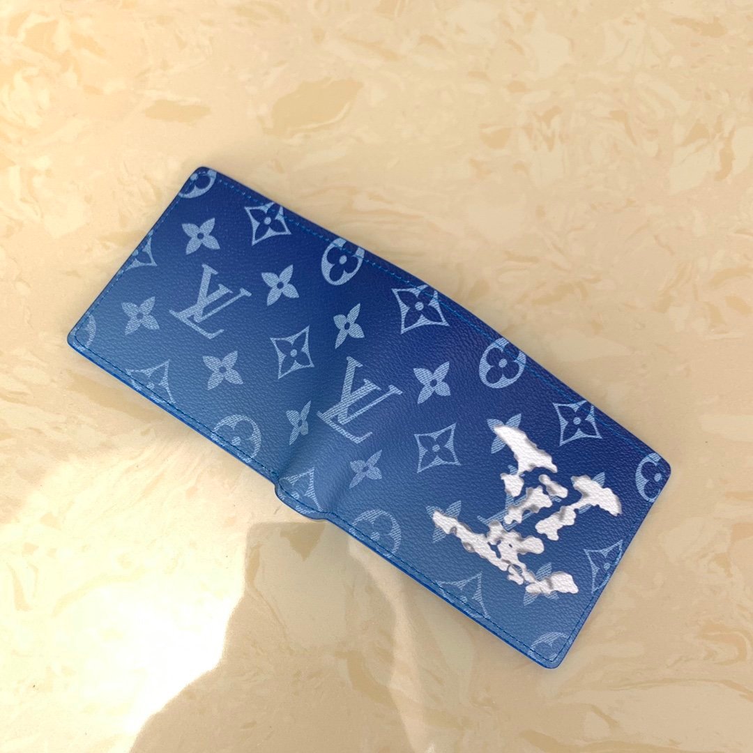 Louis Vuitton Monogram Wallet Blue