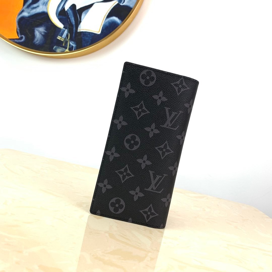 Louis Vuitton Monogram Wallet 19cm Black