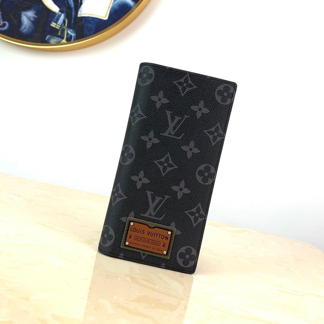 Louis Vuitton Monogram Wallet 19cm Black