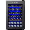 20.3in. Digital Control 45-Bottle Wine Cooler in Black,Cellar Cooling Unit