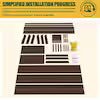1 in. L x 31 in. W Large Cedar Wood Raised Garden Bed Outdoor with Legs and Liner