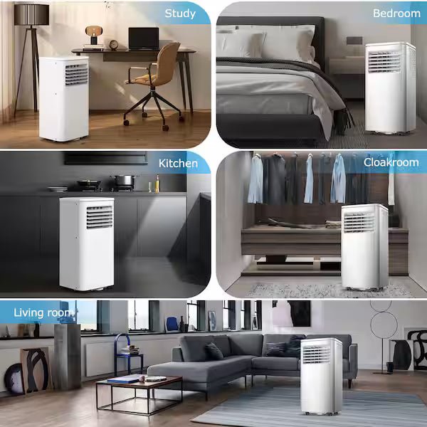 5,000 BTU Portable Air Conditioner Cools 270 Sq. Ft.