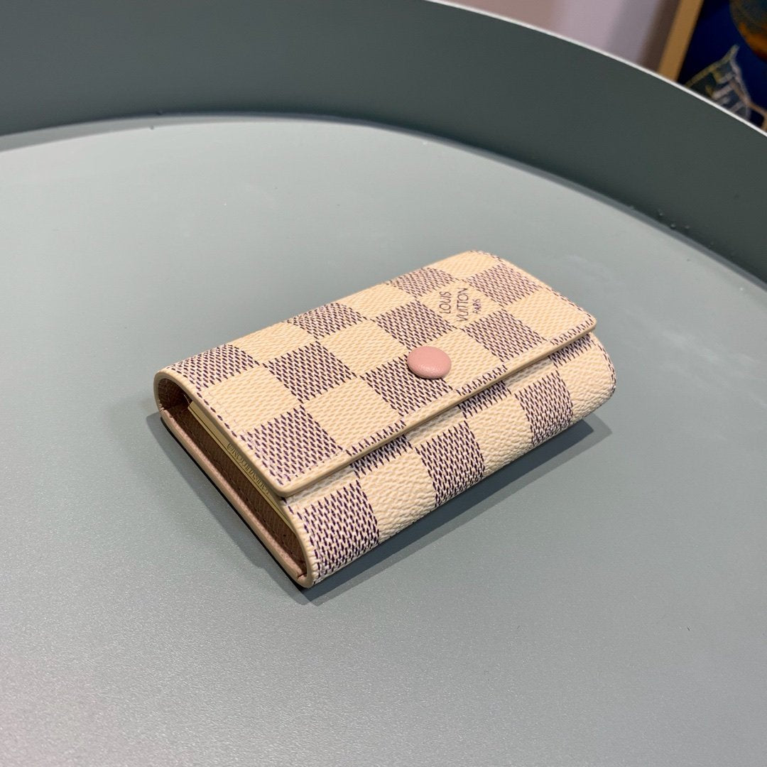 Louis Vuitton Damier Wallet 10cm Pink