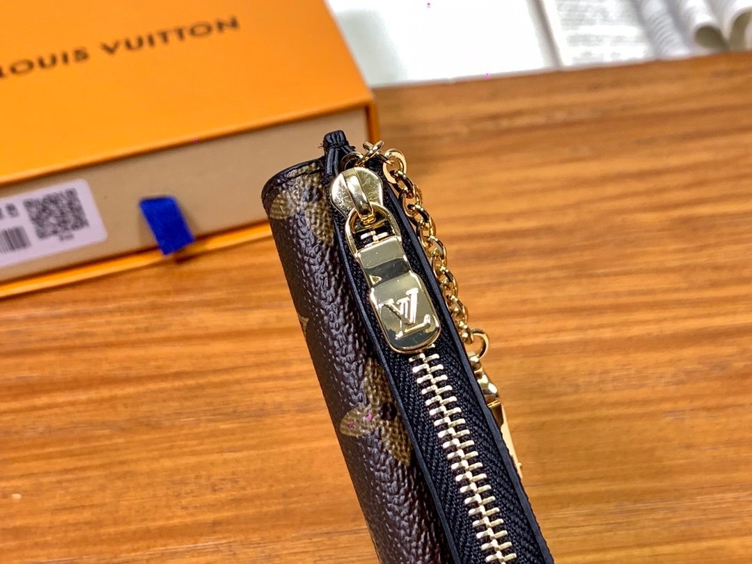 Louis Vuitton Recto Verso Monogram Wallet 13cm Black