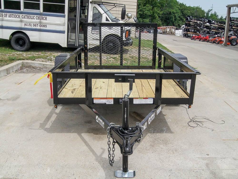 5x8 Dovetail Utility Trailer – Powder-Coated Steel Frame, 3,500 lb Single Axle