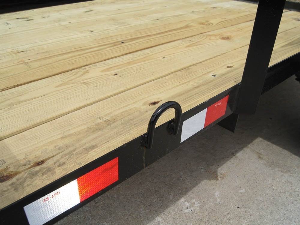 5x8 Dovetail Utility Trailer – Powder-Coated Steel Frame, 3,500 lb Single Axle