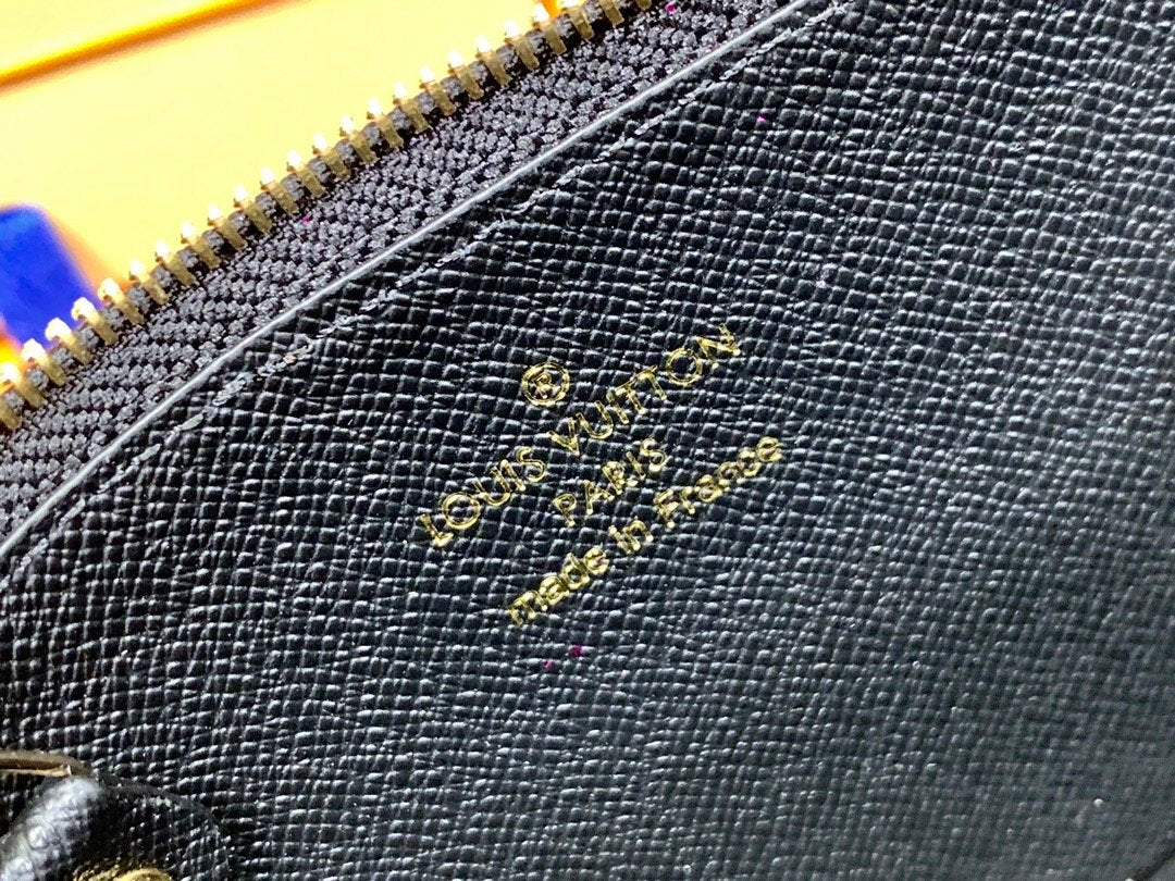 Louis Vuitton Recto Verso Monogram Wallet 13cm Black