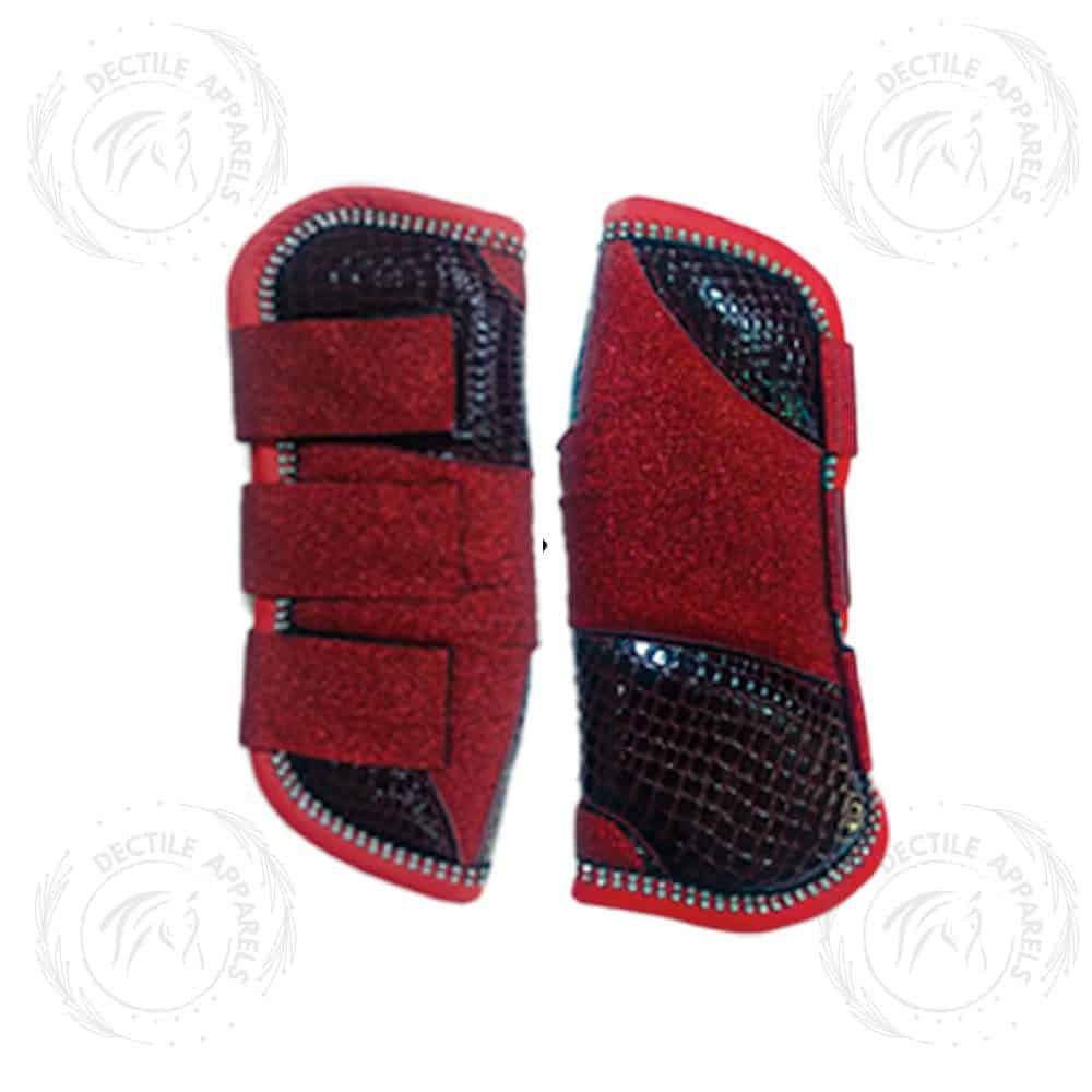 Red Fairy Glitter Equestrian Saddle Pad Set