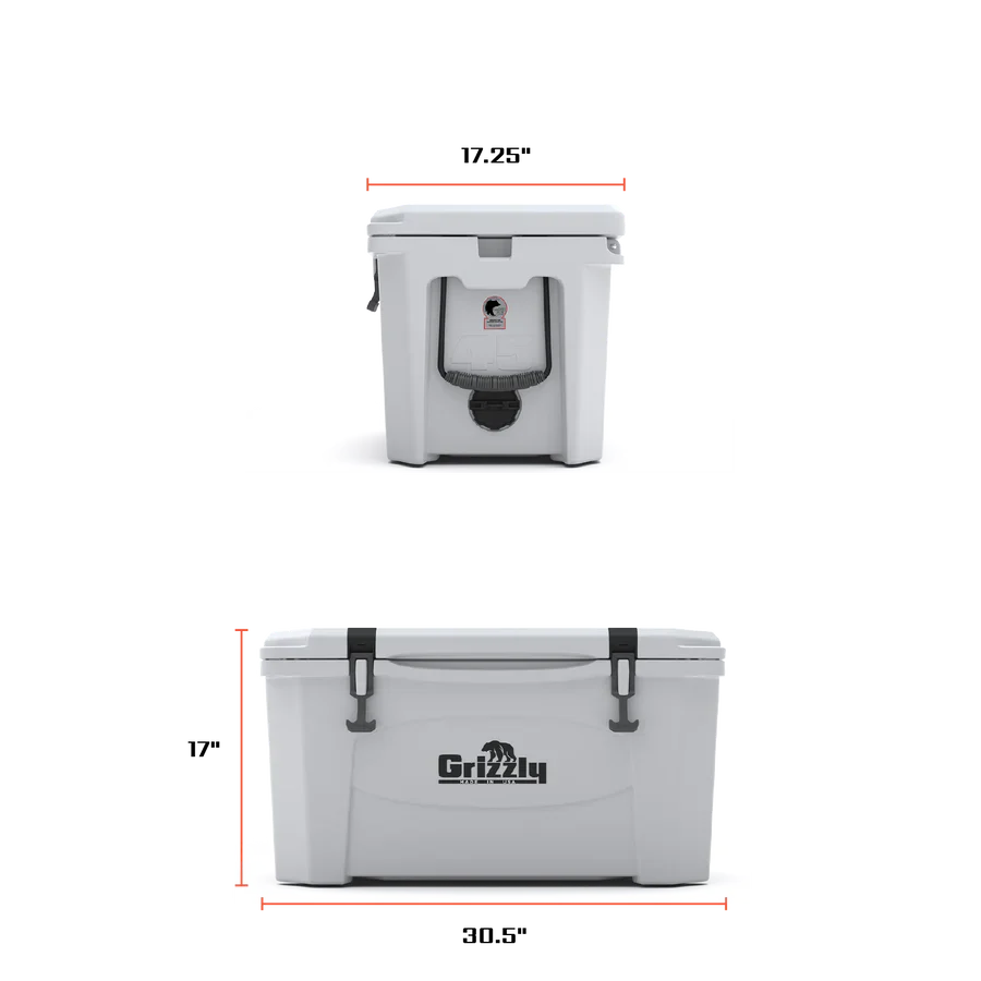 45 Qt Camping Cooler Stealth Gray