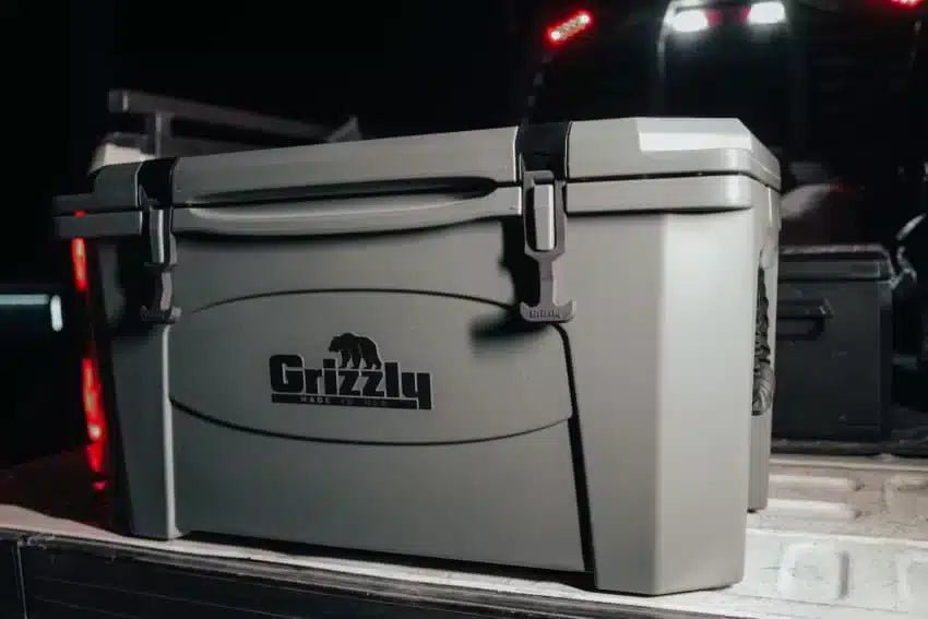 45 Qt Camping Cooler Stealth Gray
