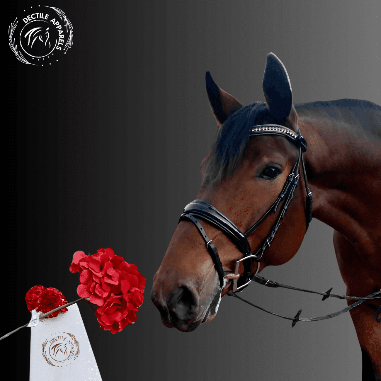 Carolina Black Patent Snaffle Conical Bridle