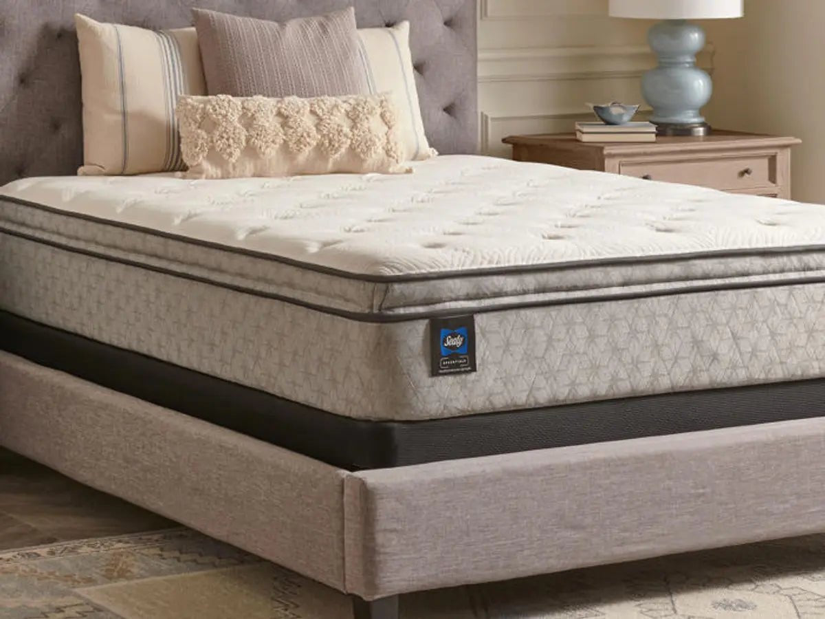 Sealy Essentials Winter Green 13" Plush Euro Pillow Top Mattress