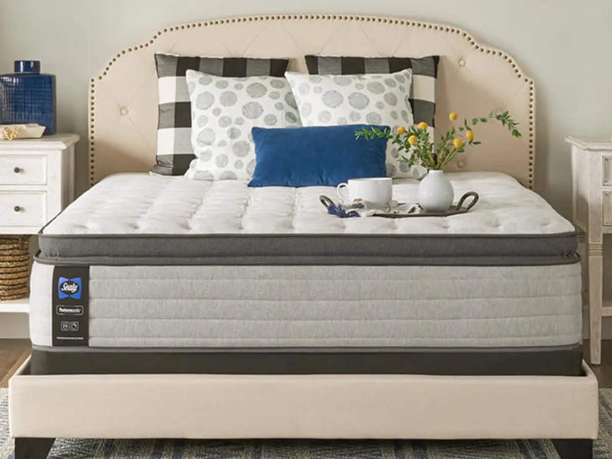 Sealy Posturepedic  Summer Rose  Plush Euro Pillow Top Mattress