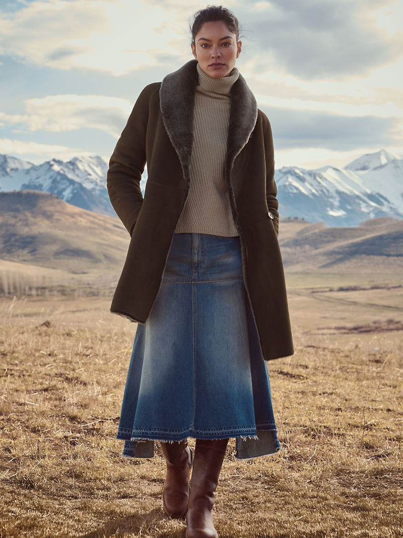 Nicole Sheepskin Coat