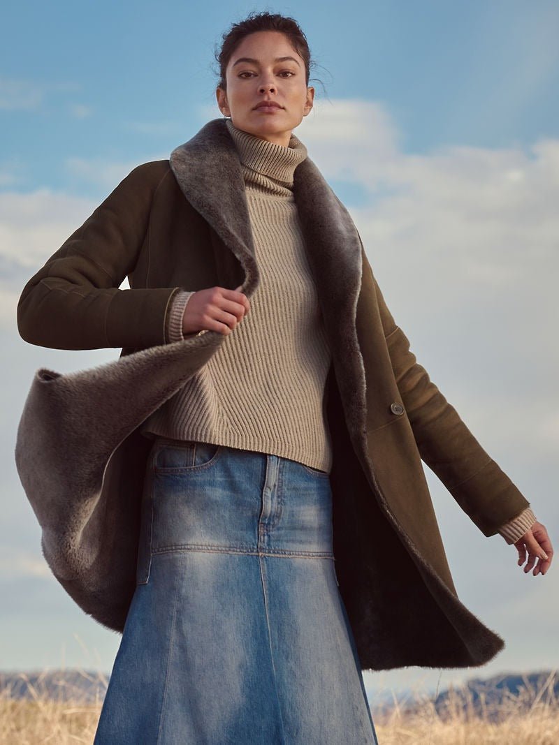 Nicole Sheepskin Coat
