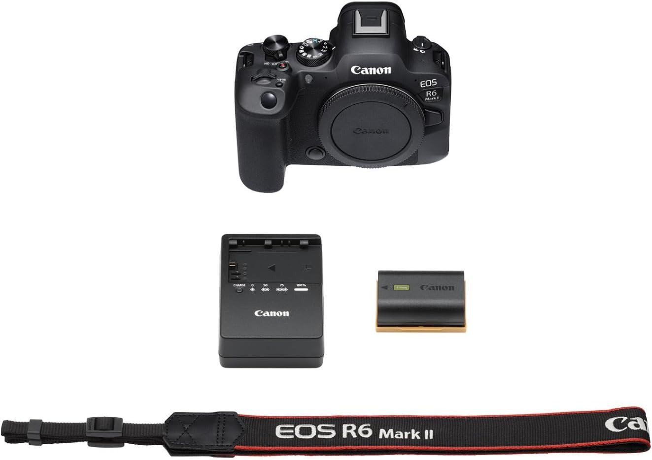 Canon EOS R6 Mark II Mirrorless Camera Body – Full-Frame Professional Camera