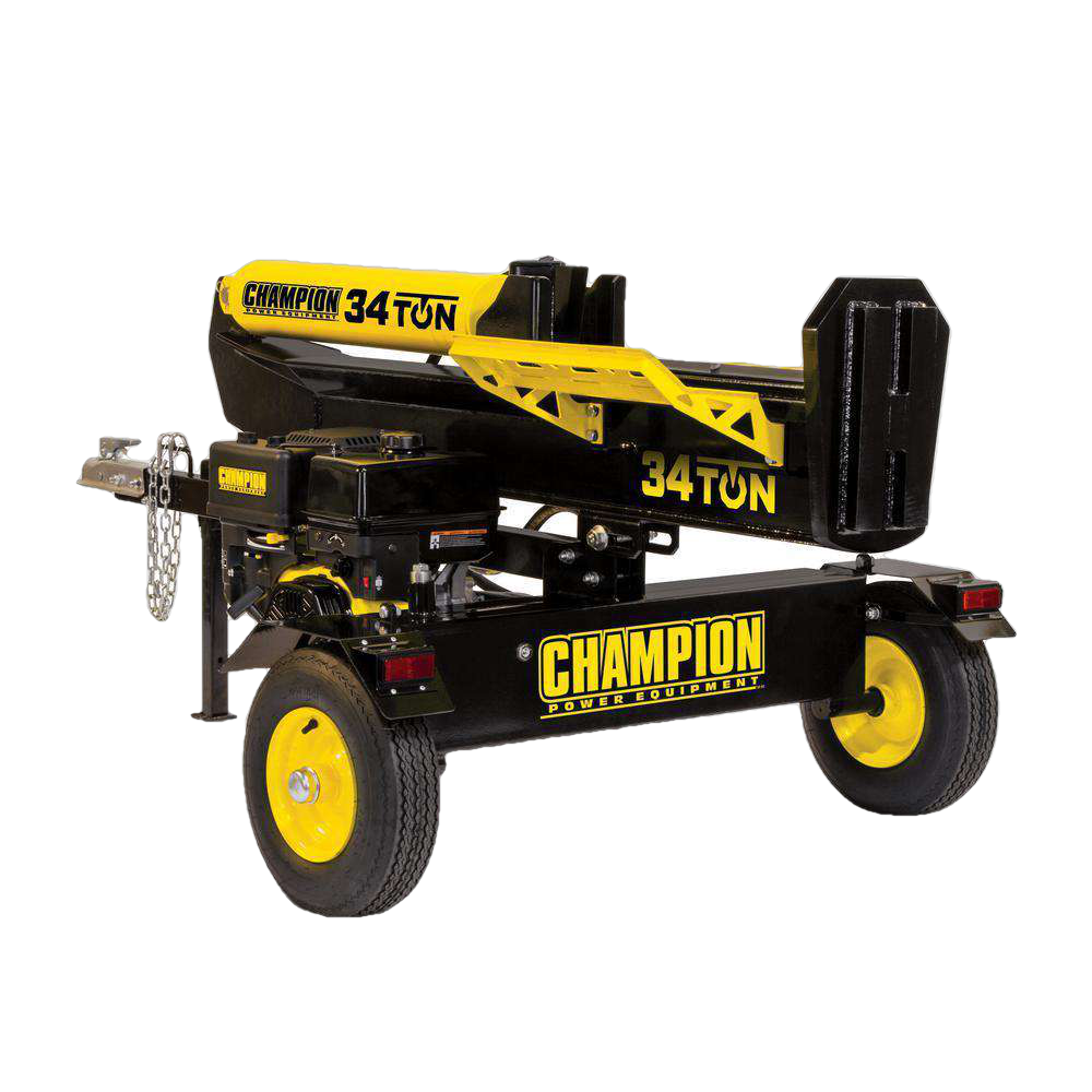 Champion Power Equipment 100425 34-Ton Log Splitter with 338cc Engine – Horizontal & Vertical Operation