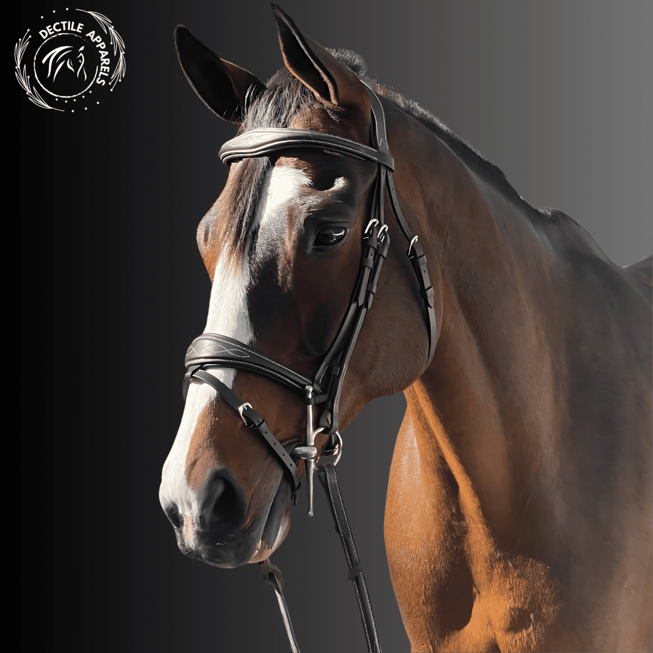 Prestige Black Leather Horse Bridle