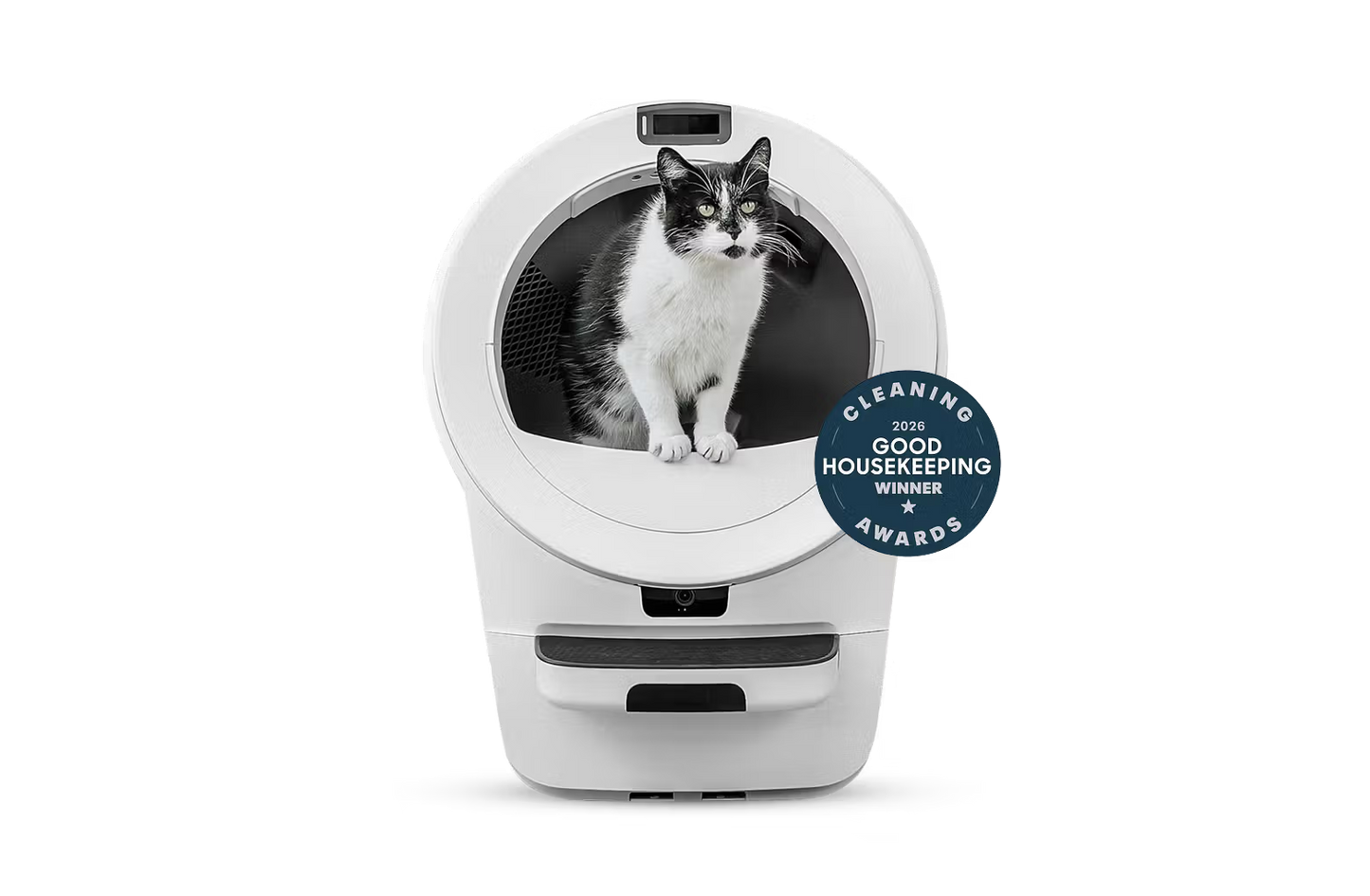 Smart Self-Cleaning Automatic Cat Litter Box with Dual Cameras