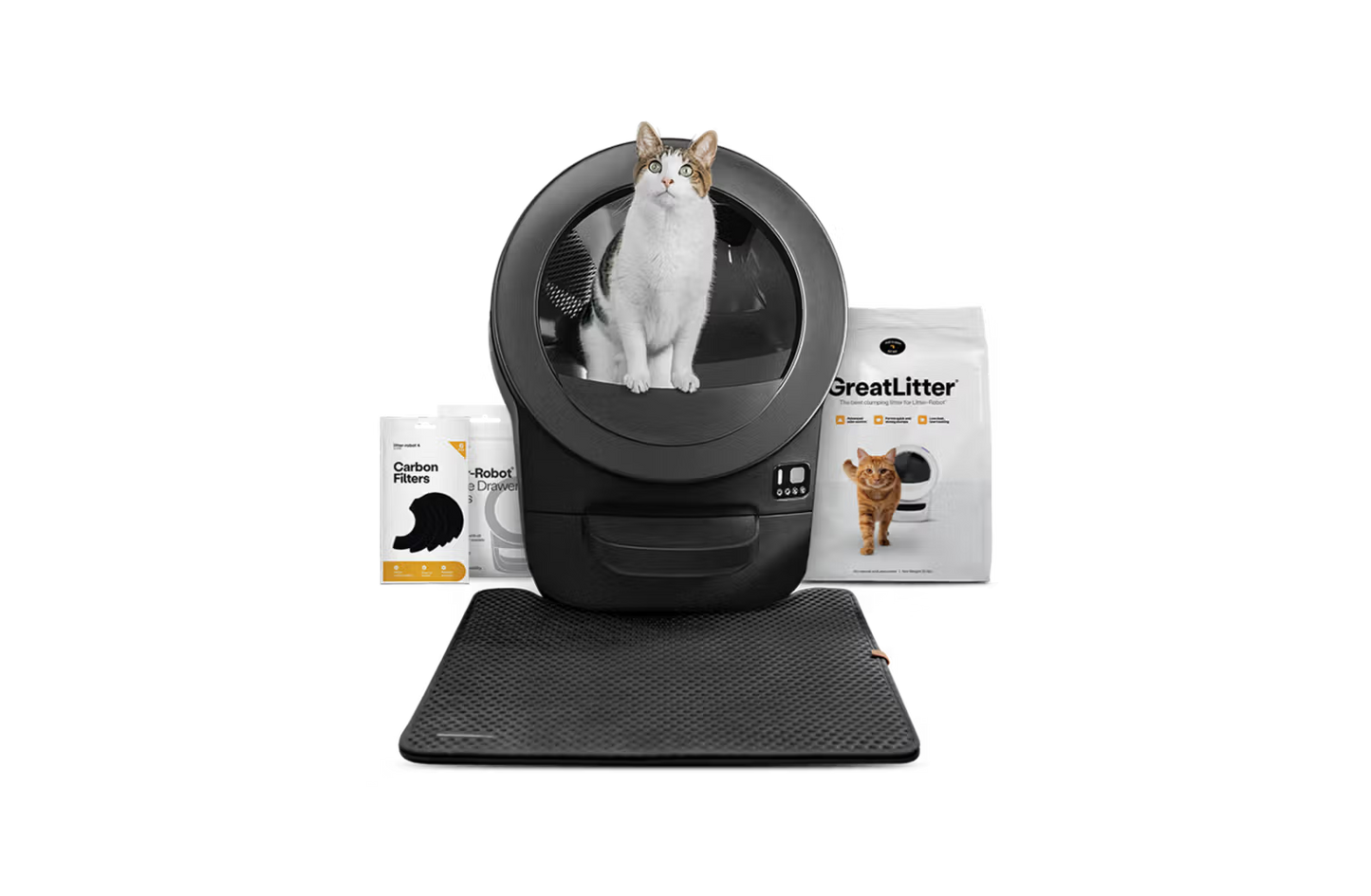 Smart Self-Cleaning Cat Litter Box Complete Bundle